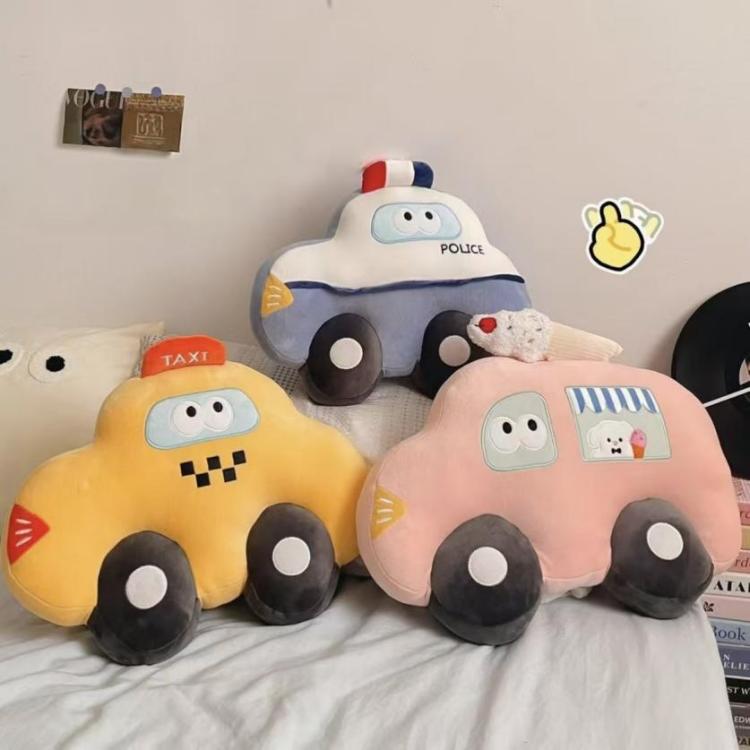 ของเล่นตุ๊กตารถยนต์นุ่มและเป็นขุย