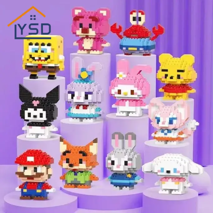 บล็อกอาคารการ์ตูน