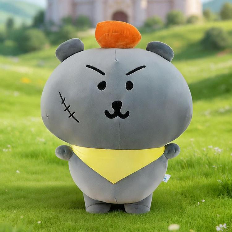 ของเล่นตุ๊กตาหมาป่าสีเทา