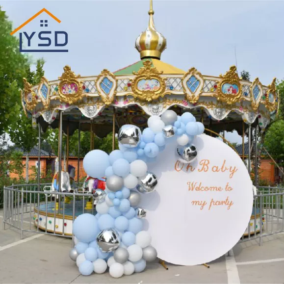 Blue Birthday Balloon Arch