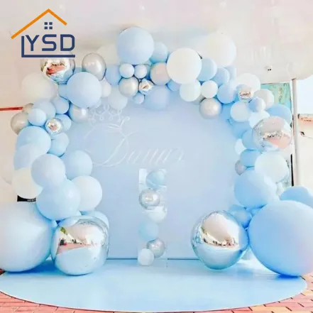 Blue Birthday Balloon Arch
