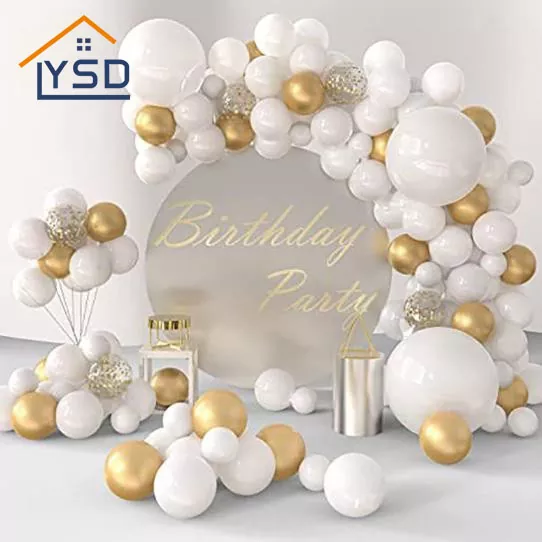 White Wedding Balloon Arch