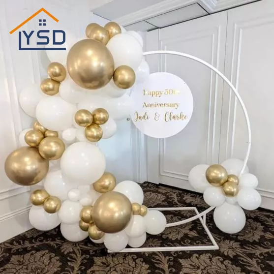 White Wedding Balloon Arch