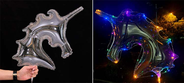 unicorn bobo balloon set