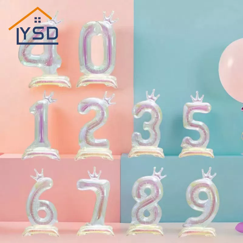 บอลลูนฟอยล์หมายเลขยืน